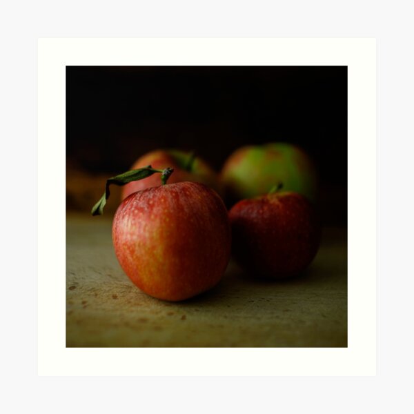 Red Apples Square Print Art Print