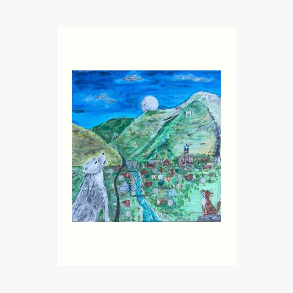Howl for Missoula 2020 Art Print