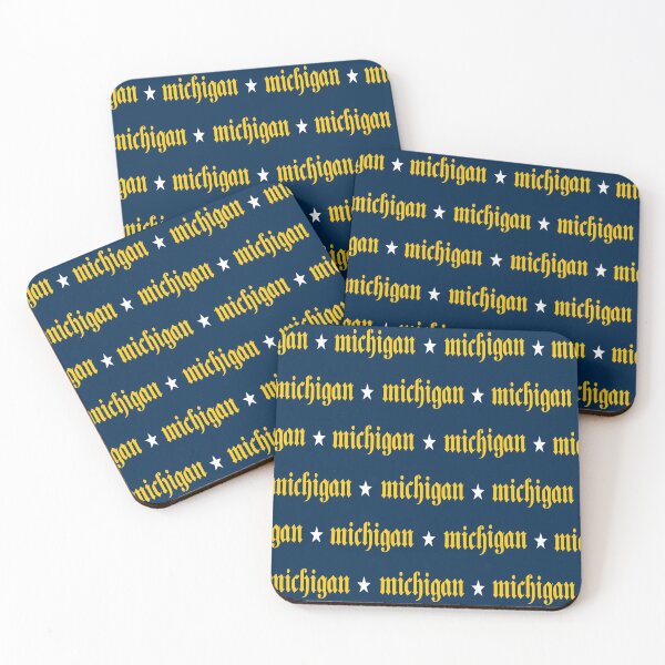 Item preview, Michigan Tailgate Leggings with Stars designed and sold by orliforster.