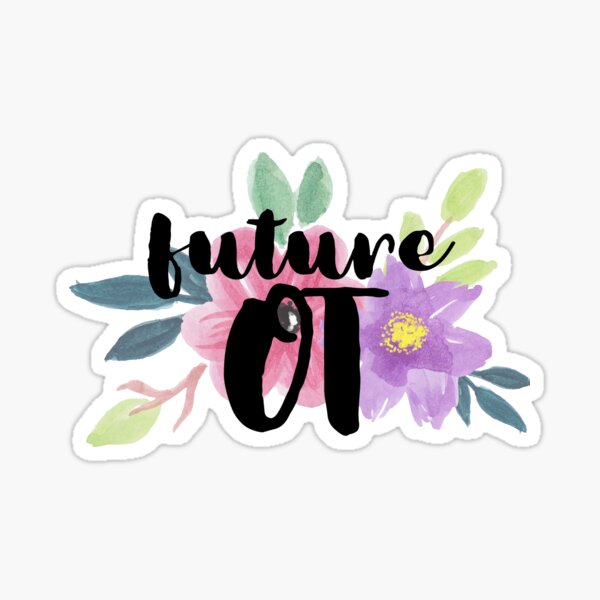 Item preview, Floral Future Occupational Therapist designed and sold by annxva.