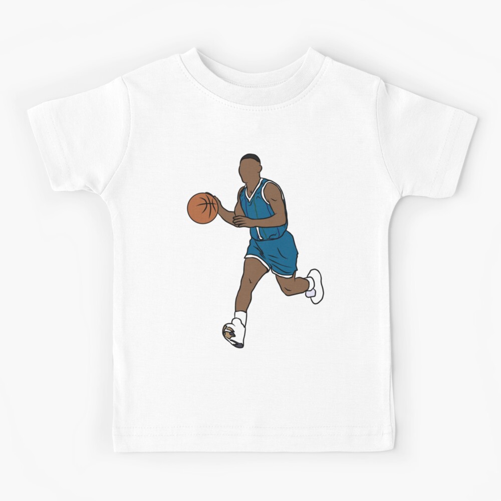 "Muggsy Bogues Dribbling" Kids TShirt by RatTrapTees Redbubble