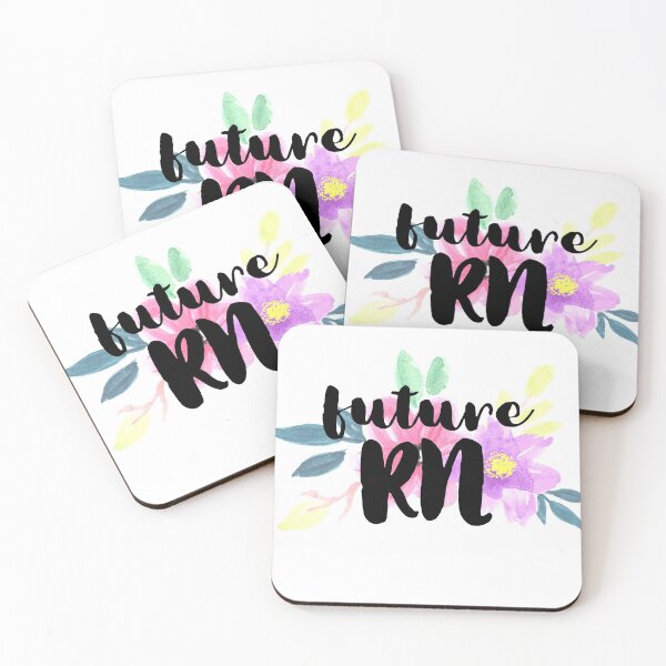 Item preview, Floral Future Registered Nurse designed and sold by annxva.