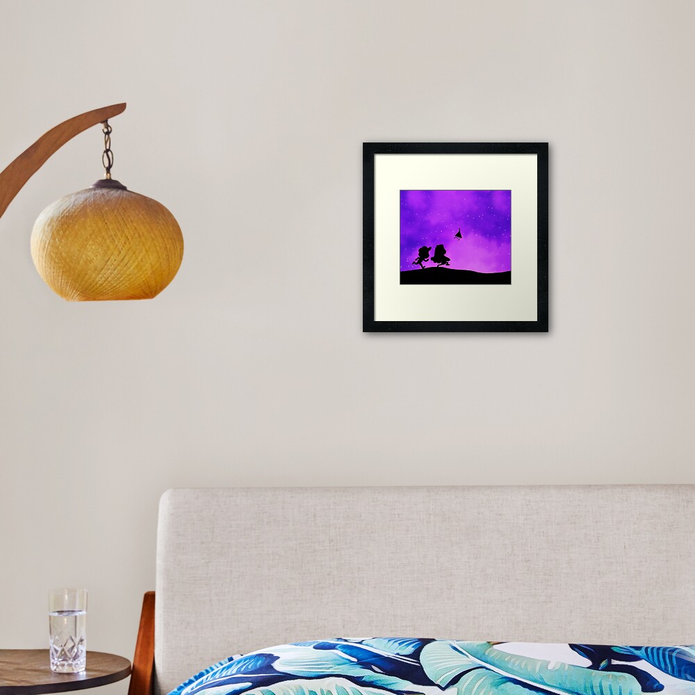 Gravity Falls - Purple Framed Art Print