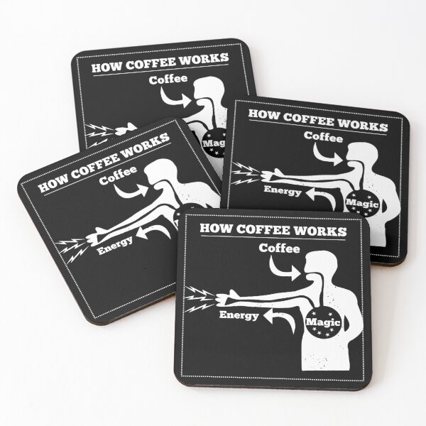 Item preview, HOW COFFEE WORKS designed and sold by memeshirtees.