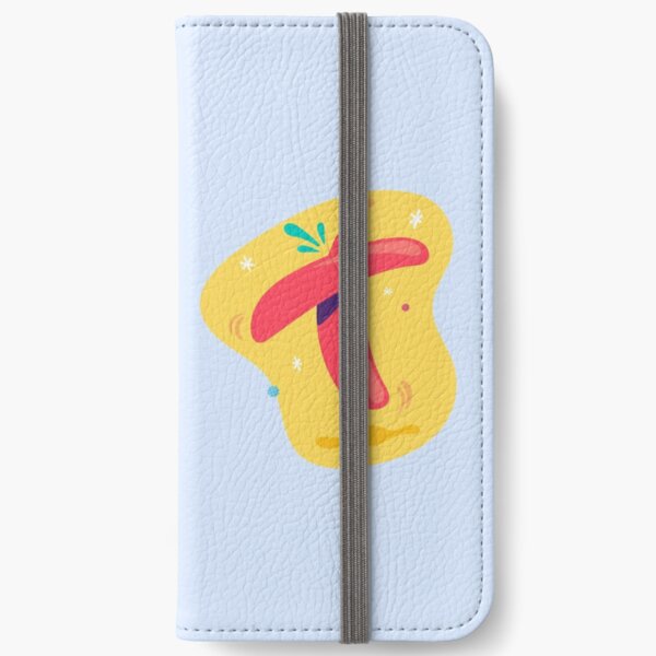 Colourful Letter T iPhone Wallet