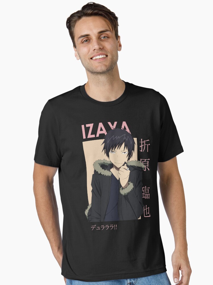 Aperçu 1 sur 7. T-shirt essentiel avec l'œuvre Izaya Orihara Durarara !! Carte Anime créée et vendue par kino-san.