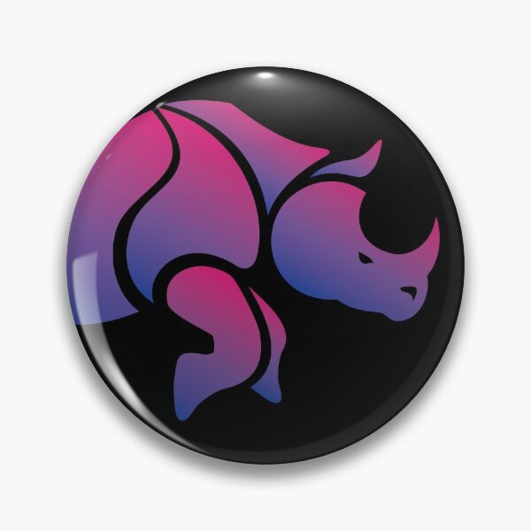 Item preview, Bisexual Flag Unicorn Rhino designed and sold by Sapphic Reality.