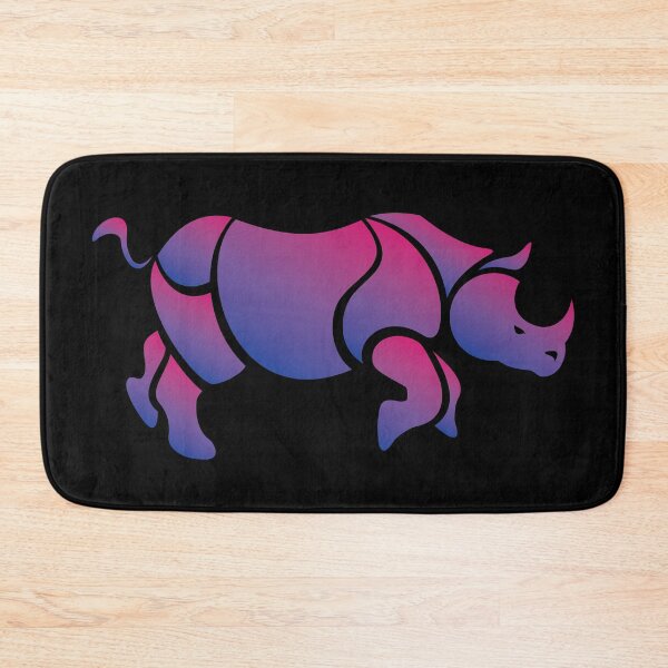 Item preview, Bisexual Flag Unicorn Rhino designed and sold by Sapphic Reality.