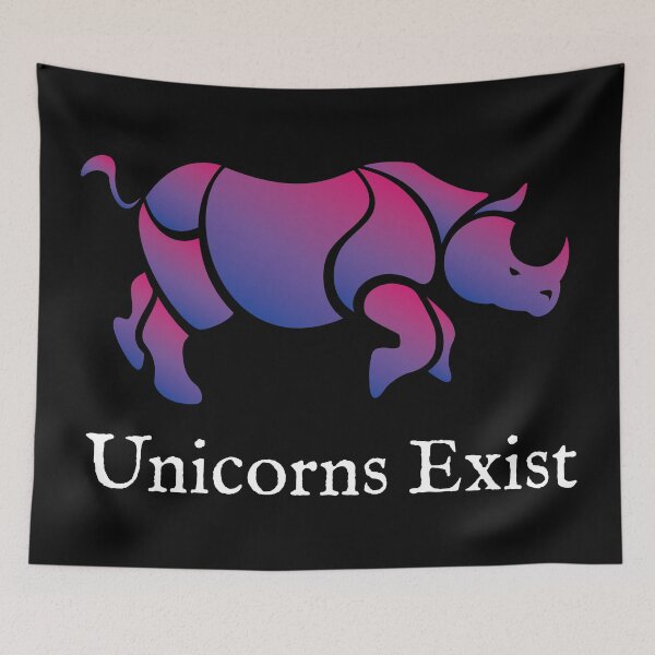 Item preview, Bisexual Flag Unicorn Rhino designed and sold by Sapphic Reality.
