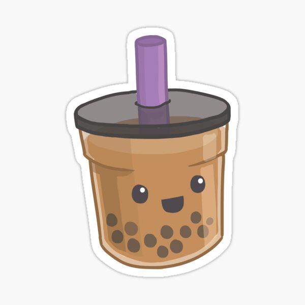 Vista previa del artículo con la obra «Copa Kawaii Boba», diseñado y vendido por hrtang.