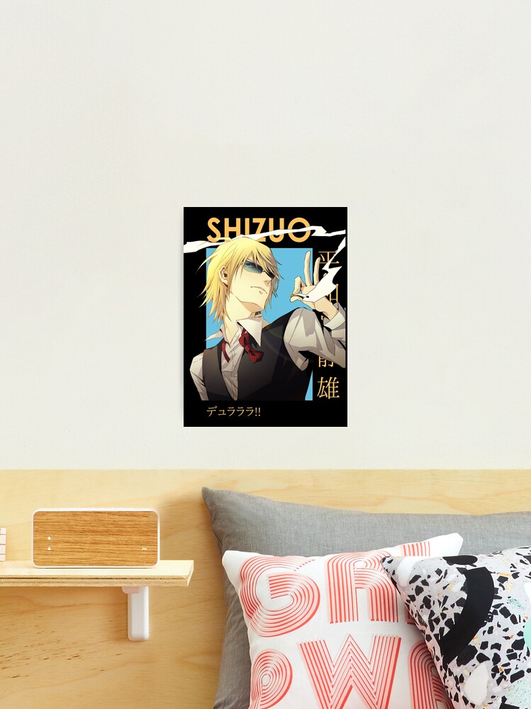 Aperçu 2 sur 3. Impression photo avec l'œuvre Shizuo Heiwajima Durarara !! Carte Anime créée et vendue par kino-san.