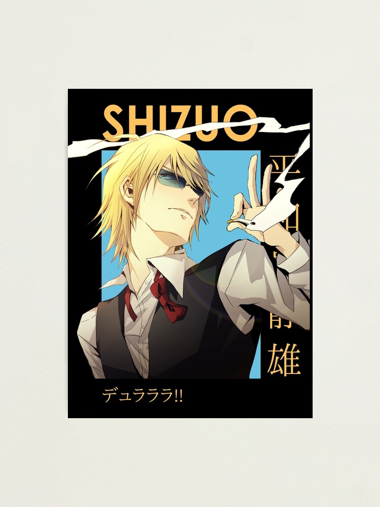 Aperçu 1 sur 3. Impression photo avec l'œuvre Shizuo Heiwajima Durarara !! Carte Anime créée et vendue par kino-san.