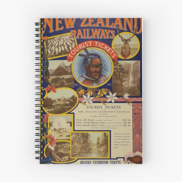Item preview, New Zealand Railways vintage travel poster designed and sold by stickart-marek.