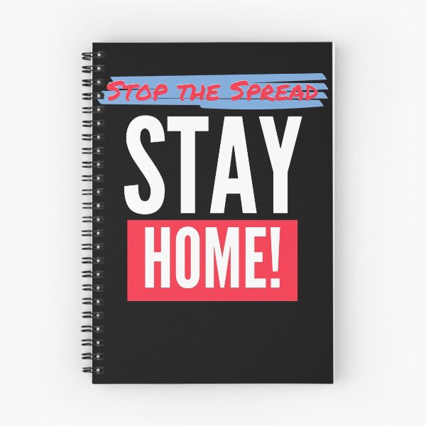 Item preview, Stop The Spread Stay Home - a topical design - simpe and easy -  designed and sold by JOHNC1.