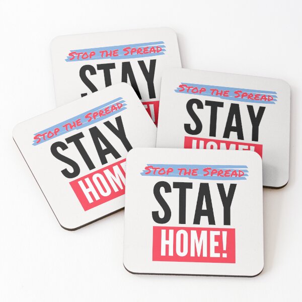 Item preview, Stop The Spread Stay Home - a topical design - simpe and easy -  designed and sold by JOHNC1.