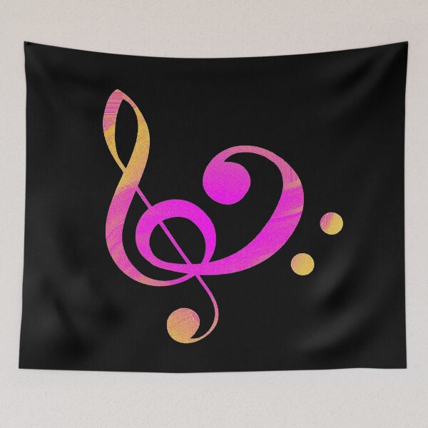 Artikelvorschau, interwoven treble and bass clefs #50 entworfen und verkauft von ericlag.
