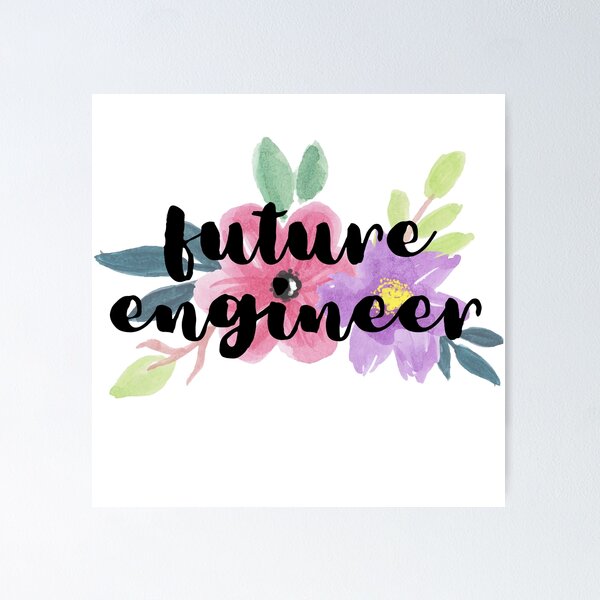 Item preview, Floral Future Engineer designed and sold by annxva.