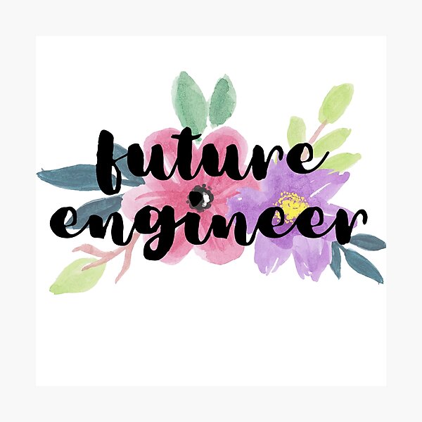 Item preview, Floral Future Engineer designed and sold by annxva.