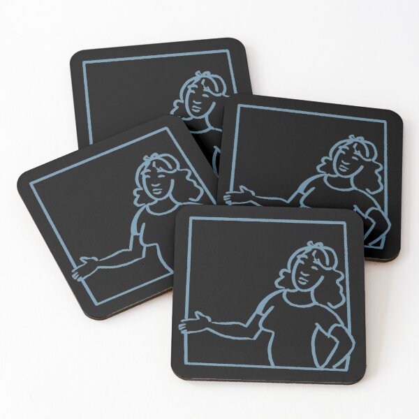 Item preview, Female Presenter - Write your own caption comic illustration designed and sold by Designwebjae.