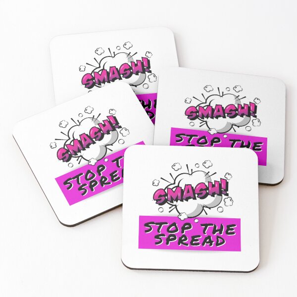 Item preview, SMASH! Stop the Spread - a very topical design , meaningful, moderns, whimsical .. Hope you enjoy it!   designed and sold by JOHNC1.