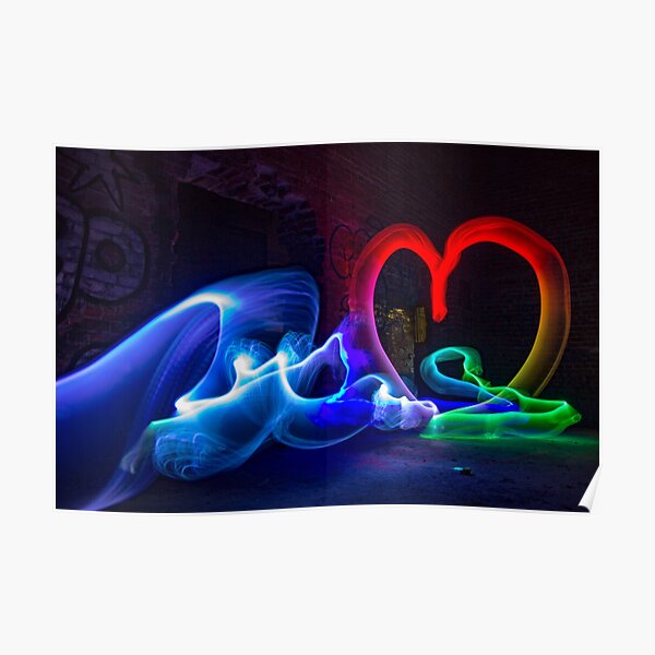 Colorful Love Poster