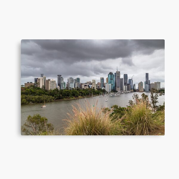 Brisbane from Kangaroo Point Cliffs Canvas Print
