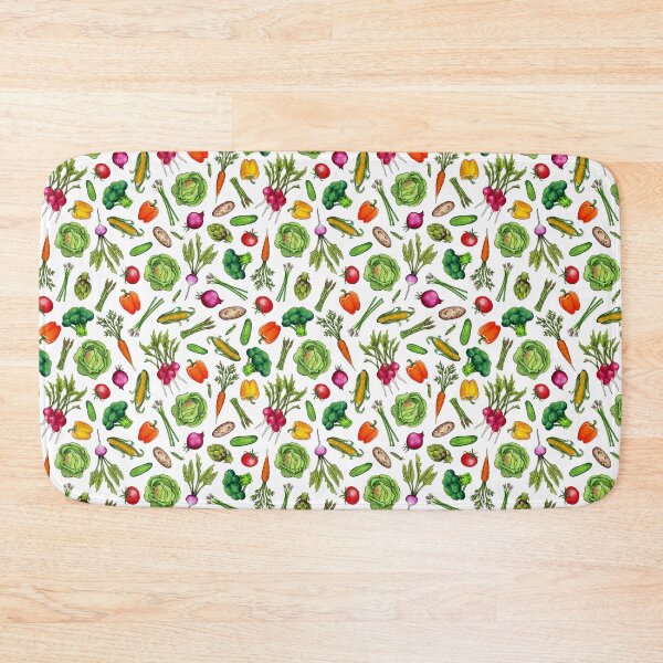 Item preview, Vegetable Garden - Summer Pattern With Colorful Veggies designed and sold by somecallmebeth.