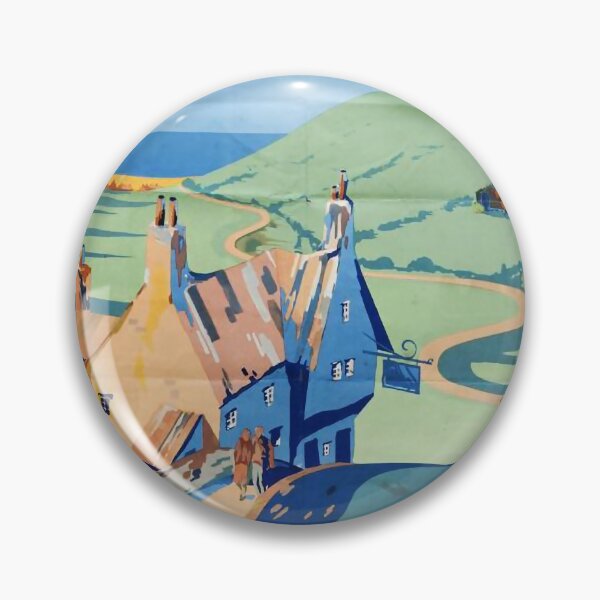 Item preview, Holidays in Great Britain and Ireland vintage travel poster designed and sold by stickart-marek.