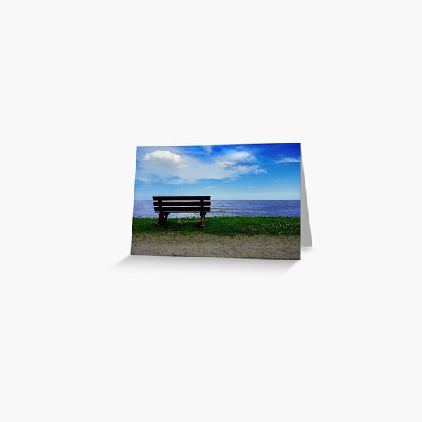 Solitary Bench Greeting Card