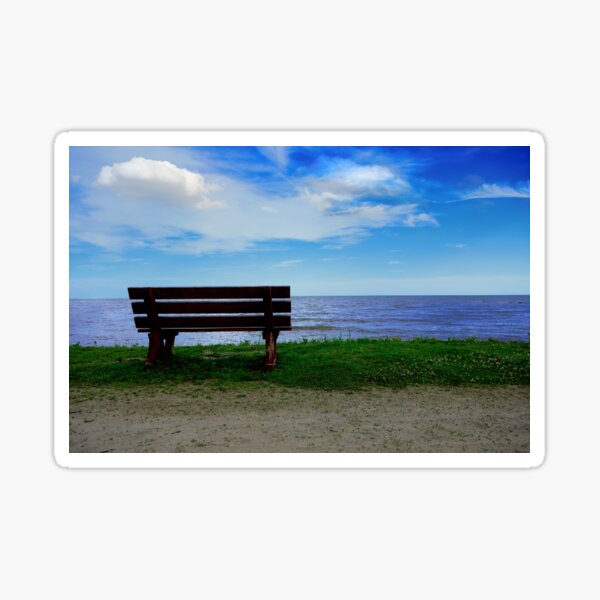Solitary Bench Sticker