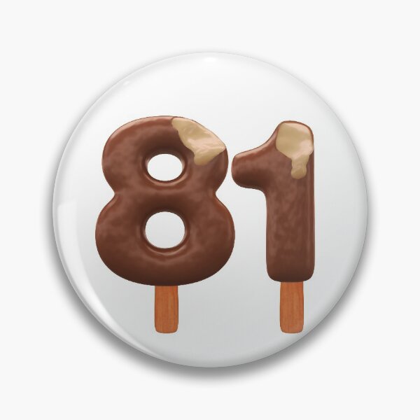Item preview, 81 Ice Cream Eighty One Number 3d Chocolate designed and sold by HelloFromAja.