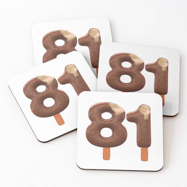 Item preview, 81 Ice Cream Eighty One Number 3d Chocolate designed and sold by HelloFromAja.