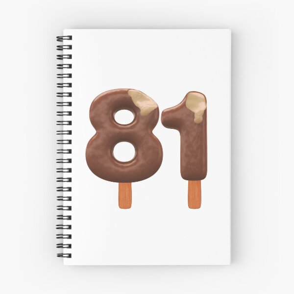 Item preview, 81 Ice Cream Eighty One Number 3d Chocolate designed and sold by HelloFromAja.