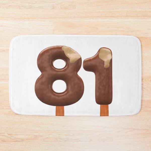 Item preview, 81 Ice Cream Eighty One Number 3d Chocolate designed and sold by HelloFromAja.