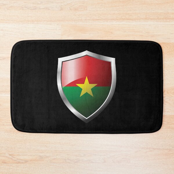 Item preview, Strong Burkina Faso Flag Shield Country designed and sold by HelloFromAja.