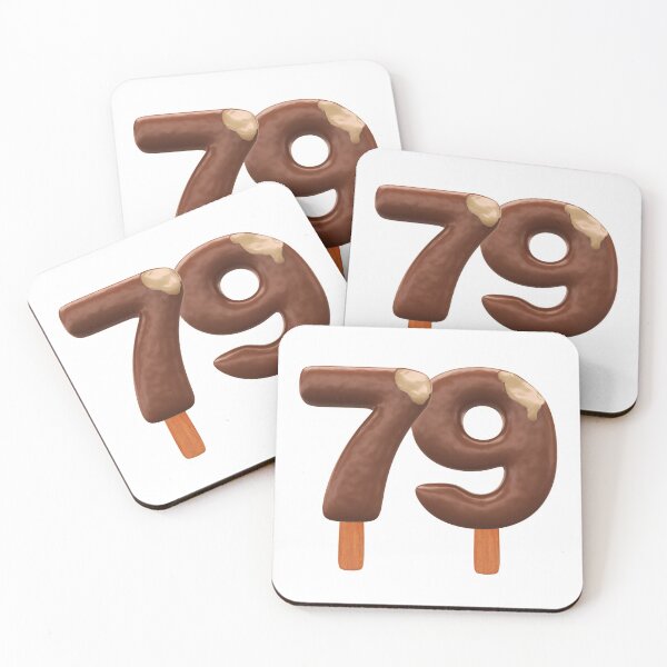 Item preview, 79 Ice Cream Seventy Nine Number 3d Chocolate designed and sold by HelloFromAja.