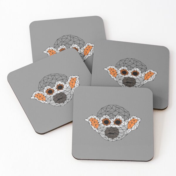Item preview, Geometric squirrel monkey designed and sold by WildGeometric.