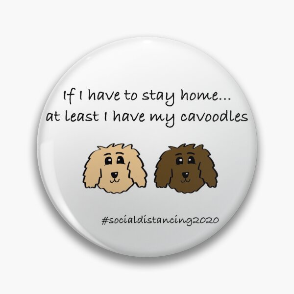 Item preview, Social Distancing Cavoodles designed and sold by OodleWear.