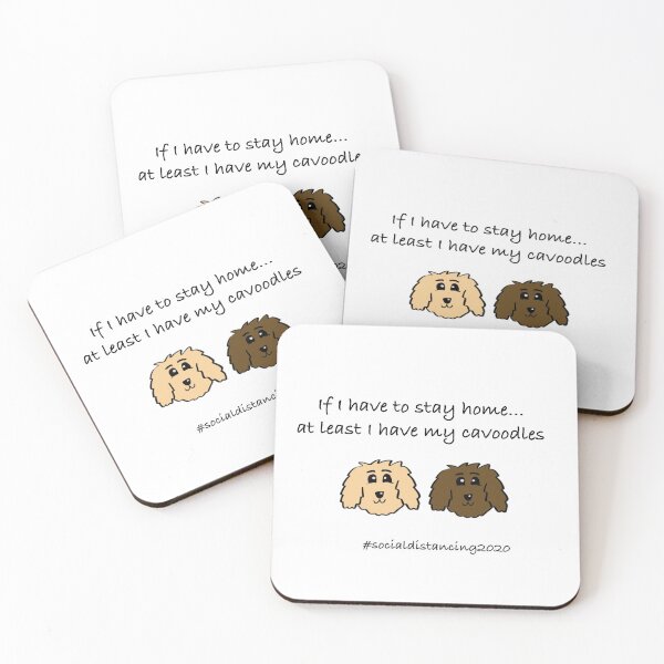 Item preview, Social Distancing Cavoodles designed and sold by OodleWear.