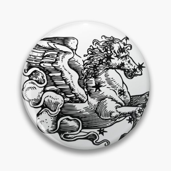 Artikelvorschau, Mittelalterlicher Pegasus mit Sternen entworfen und verkauft von jdsilva.