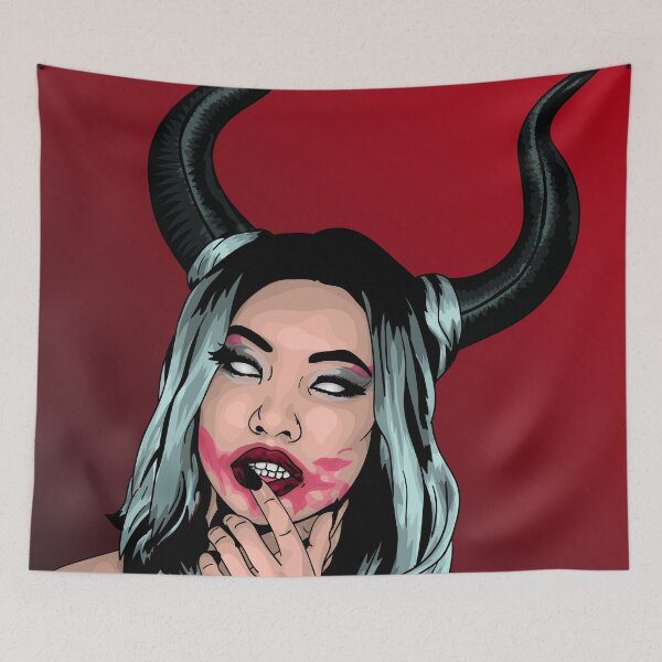 Item preview, Satanic Horned Woman designed and sold by SonchoAustin.