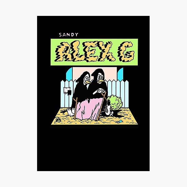 (Sandy) Alex G dead logo Photographic Print