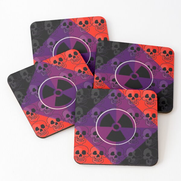 Item preview, radioactive skulls designed and sold by IanByfordArt.