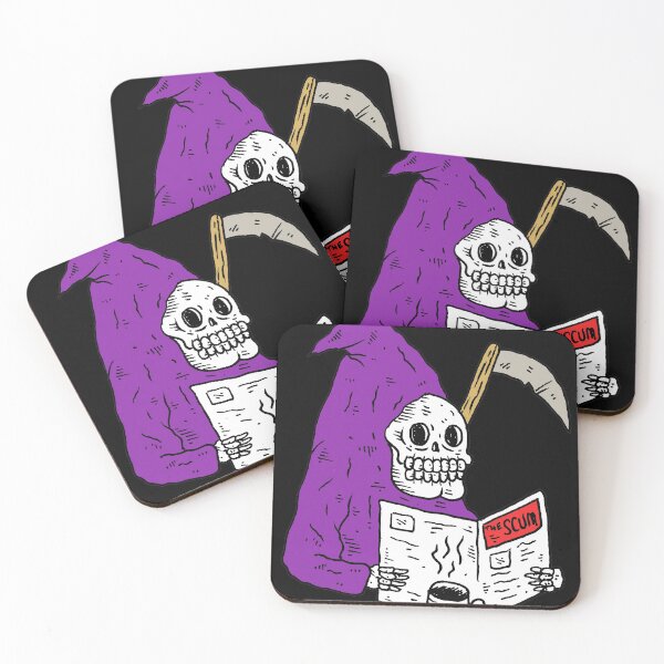 Item preview, Death's Morning Coffee designed and sold by Wolfmask Art.