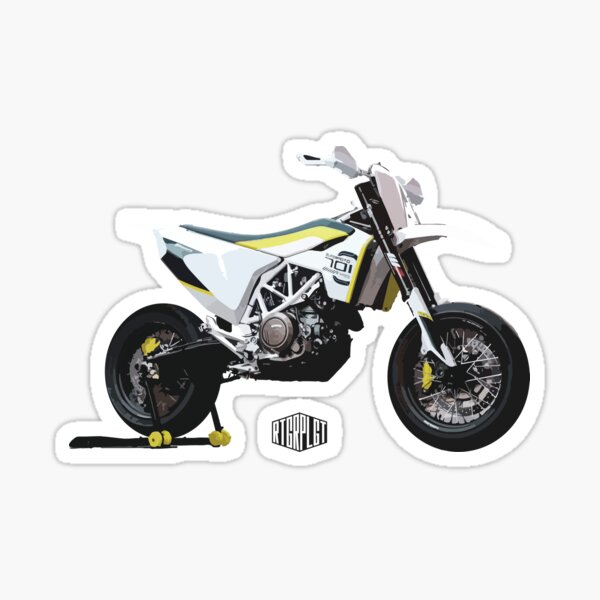 Stickers motard moto stylisé