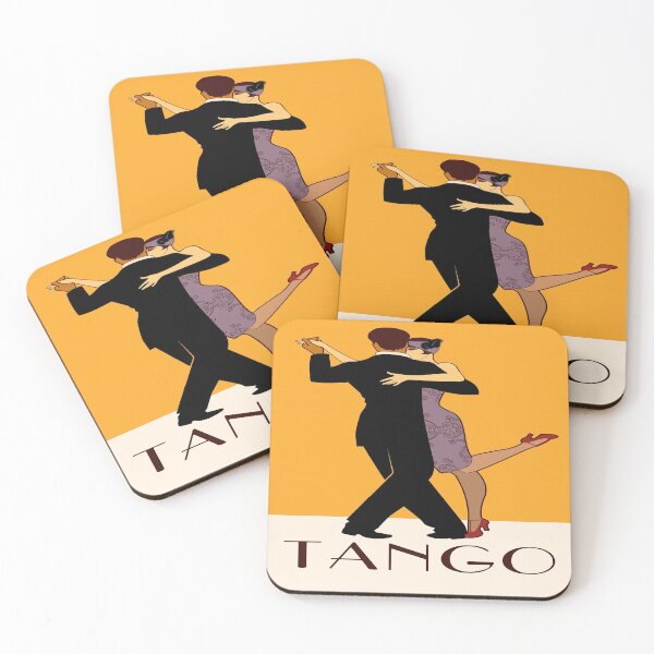 Item preview, Art Deco Argentine Tango A Dreamer`s Dance Vintage Retro Art Argentina Buenos Aires Montevideo designed and sold by 108dragons.