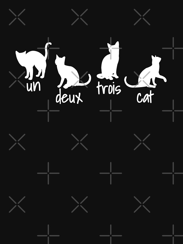 Un Deux Trois Cat - Funny Cat Gift by Luna-May