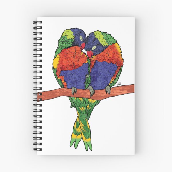 Item preview, Rainbow Lorikeets designed and sold by HollyHDesigns.