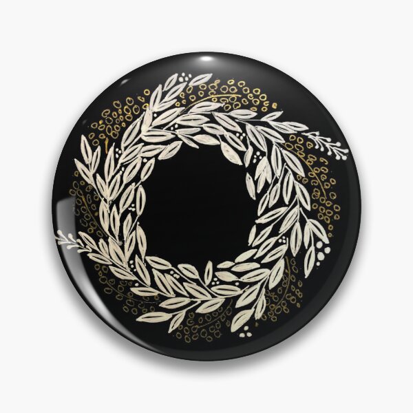 Item preview, White and Gold Wreath designed and sold by Siksha Jain.