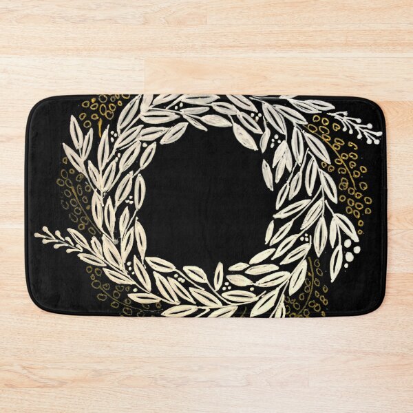 Item preview, White and Gold Wreath designed and sold by Siksha Jain.